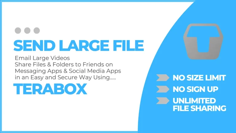 How to Send Large Files, File Sharing, and File Transfer Free & Secure via email & messaging Apps 37 Send Large Files, File Sharing, File Transfer via Email, Messaging Apps using Terabox 1